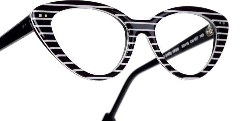 Sabine Be® Be Pretty Stripe - Shiny Navy Blue Fat Stripes Eyeglasses