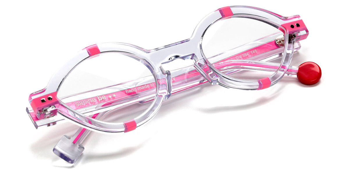 Sabine Be® Be Sexy SB Be Sexy 354 50 - Shiny Crystal / Shiny Neon Pink Eyeglasses