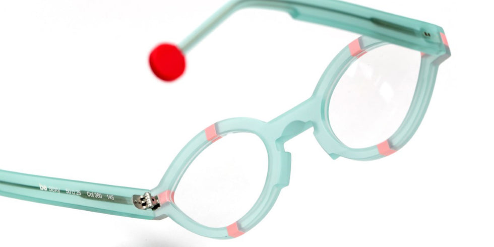 Sabine Be® Be Sexy SB Be Sexy 360 50 - Matt Translucent Turquoise / Matt Peach Eyeglasses