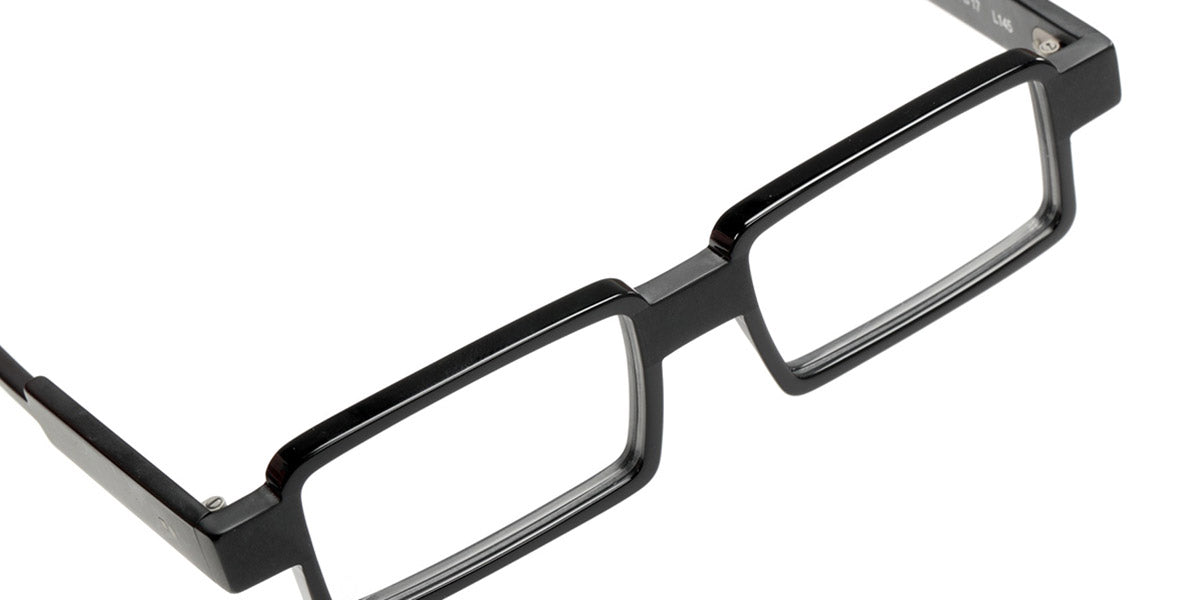 Sabine Be® Be Sharp SB Be Sharp 609 51 - Shiny Black / Matt Marbled Slate Gray Eyeglasses