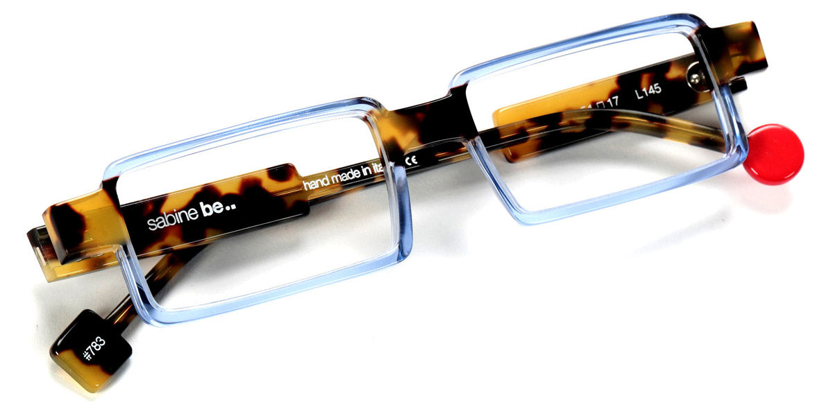 Sabine Be® Be Sharp SB Be Sharp 783 51 - Bleu Translucide Brillant / Écaille Tokyo Brillant Eyeglasses
