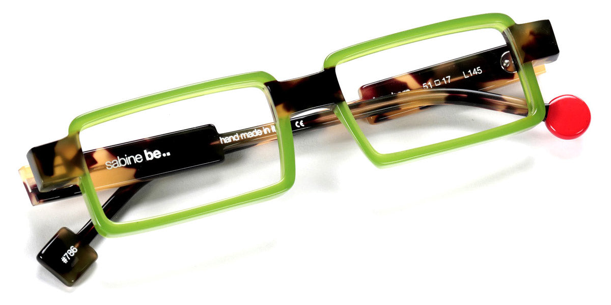 Sabine Be® Be Sharp SB Be Sharp 786 51 - Kaki Opal Brillant / Écaille Kaki Brillant Eyeglasses