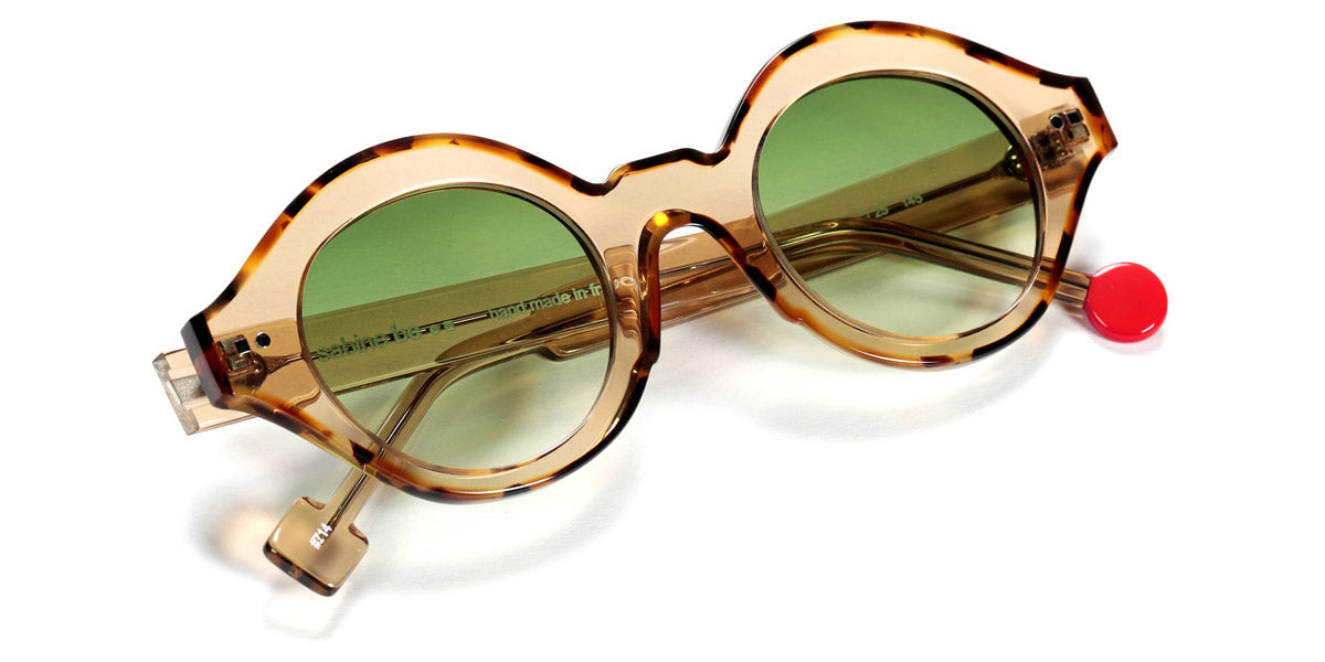 Sabine Be® Be Smile Line Sun SB Be Smile Line Sun 714 46 - Shiny Translucent Cognac / Shiny Fawn Tortoise Sunglasses