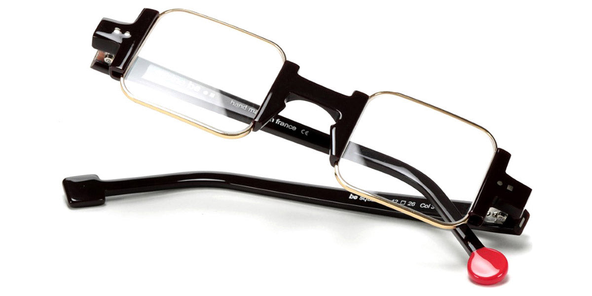 Sabine Be® Be Square - Shiny Dark Choco / Polished Pale Gold Eyeglasses
