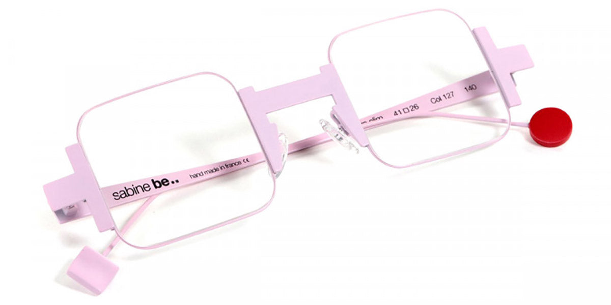 Sabine Be® Be Square Slim - Satin Baby Pink Eyeglasses