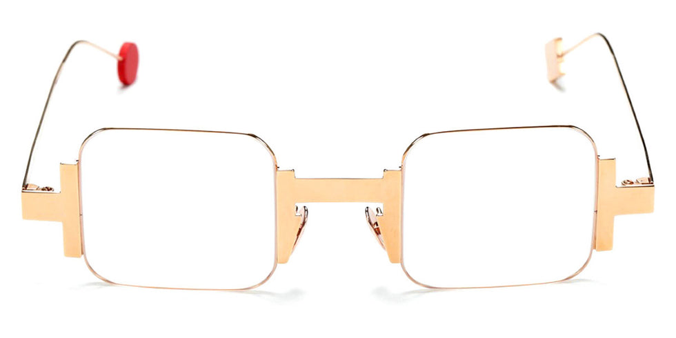Sabine Be® Be Square Slim - Polished Rose Gold Eyeglasses