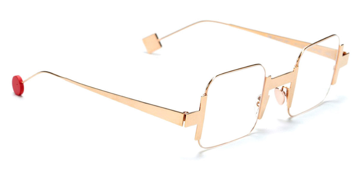 Sabine Be® Be Square Slim - Polished Rose Gold Eyeglasses