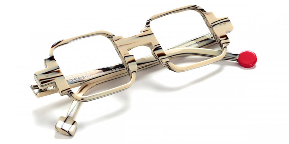 Sabine Be® Be Square Swell - Shiny Vanilla Choco Eyeglasses