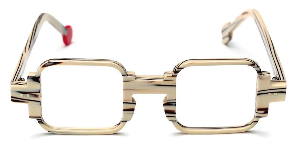 Sabine Be® Be Square Swell - Shiny Vanilla Choco Eyeglasses