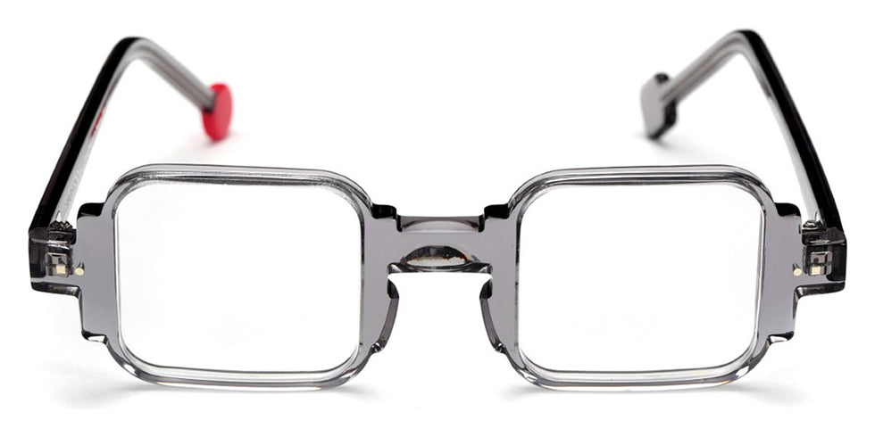 Sabine Be® Be Square Swell - Shiny Translucent Grey Eyeglasses