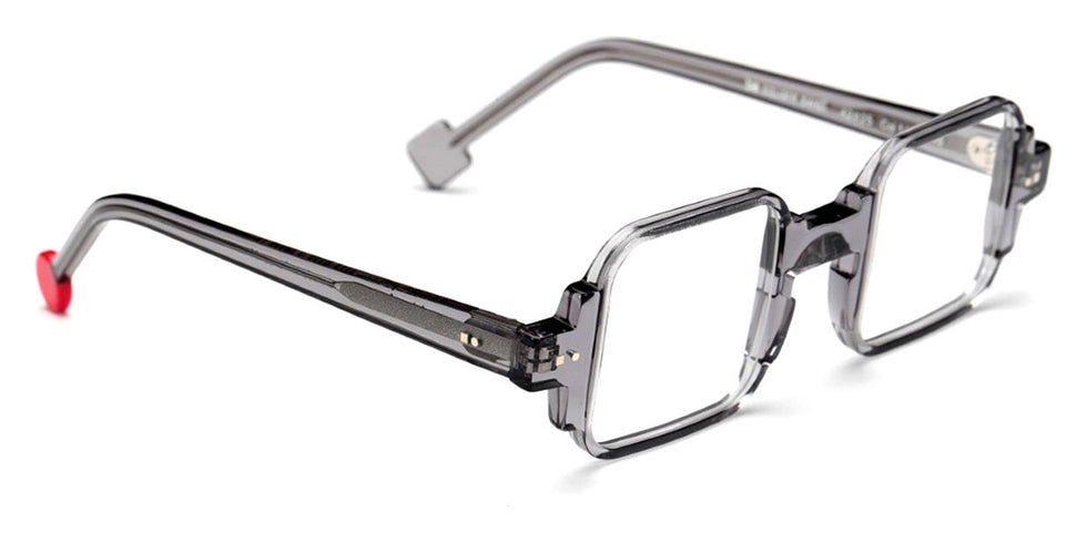 Sabine Be® Be Square Swell - Shiny Translucent Grey Eyeglasses