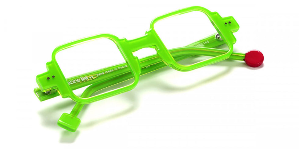 Sabine Be® Be Square Swell - Shiny Neon Green Eyeglasses
