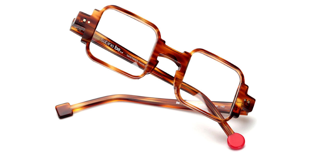 Sabine Be® Be Square Swell - Shiny Blonde Veined Tortoise Eyeglasses