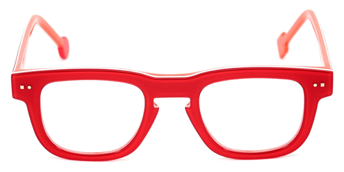 Sabine Be® Be Swag - Shiny Translucent Red / White / Shiny Orange Eyeglasses