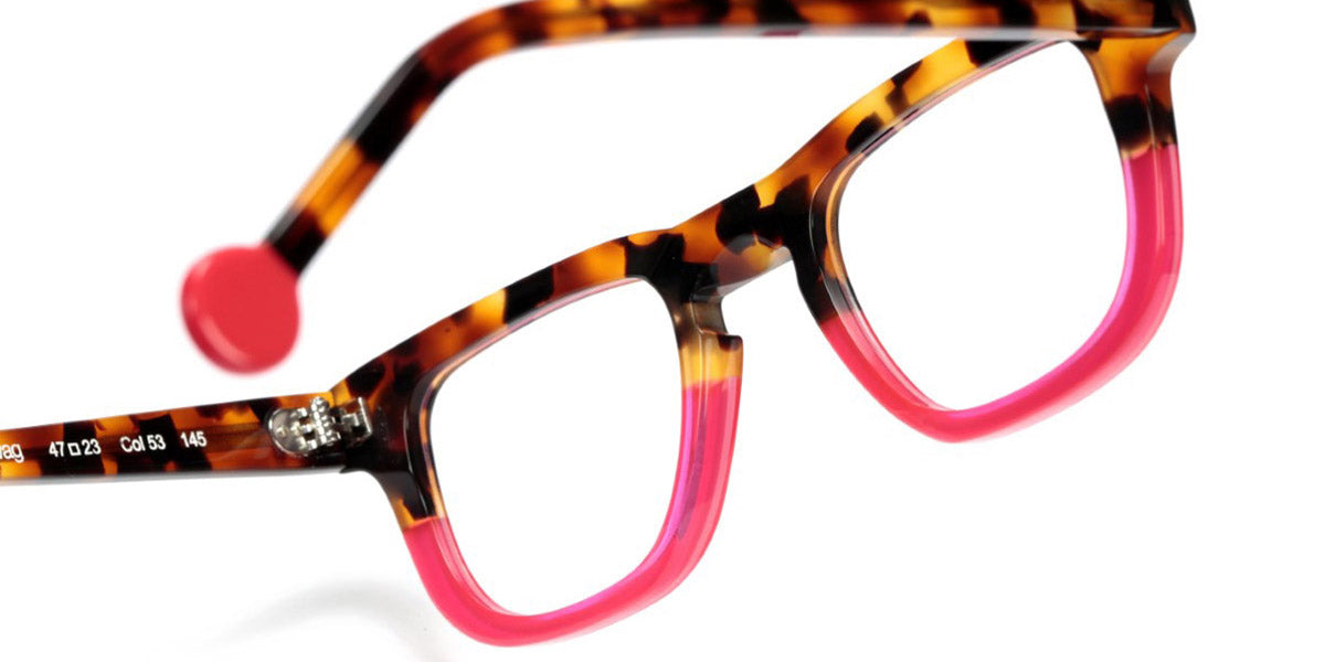Sabine Be® Be Swag - Shiny Fawn Tortoise / Shiny Neon Pink Eyeglasses