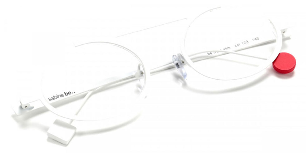 Sabine Be® Be Trust Slim - Satin White Eyeglasses