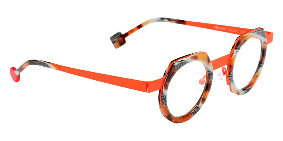 Sabine Be® Be Twist Eyeglasses - 259 Shiny Vintage Tortoise/Satin Neon Orange