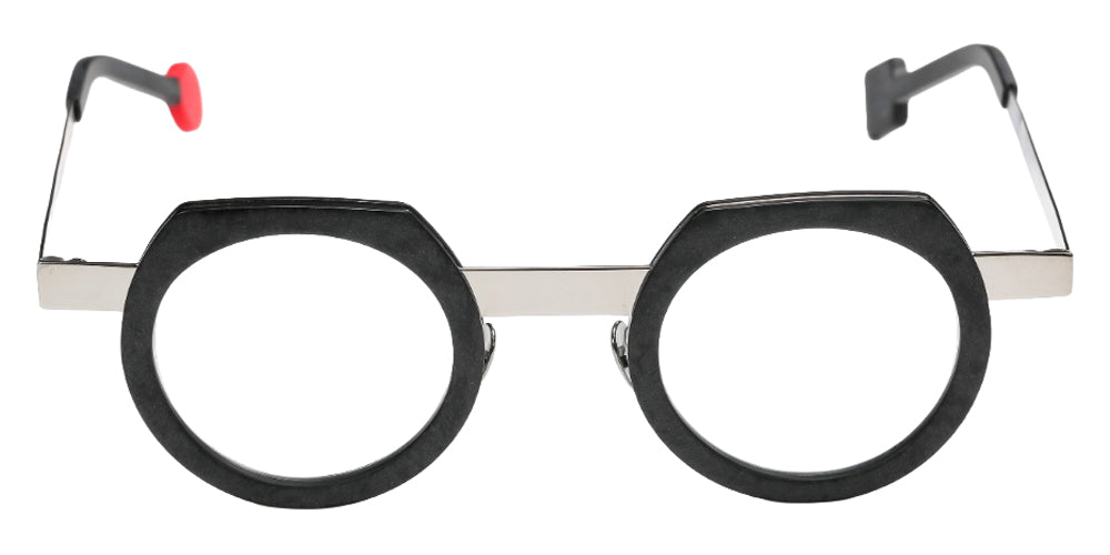Sabine Be® Be Twist Eyeglasses - 813 Slate Gray Marbled Matte/Polished Ruthenium
