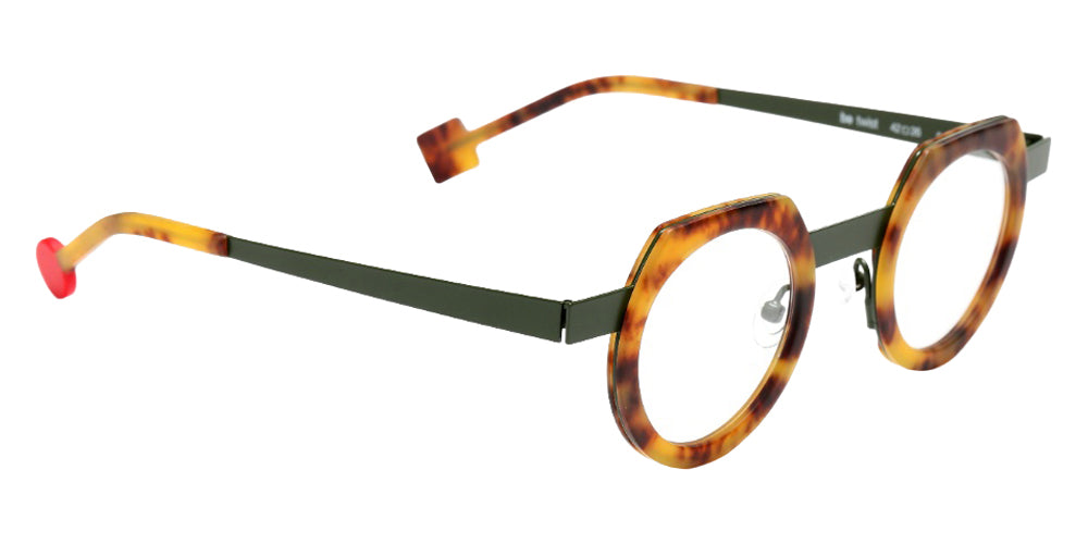 Sabine Be® Be Twist Eyeglasses - 814 Matte Tortoiseshell/Khaki Satin