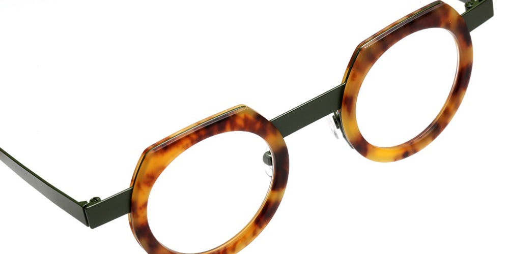 Sabine Be® Be Twist Eyeglasses - 814 Matte Tortoiseshell/Khaki Satin