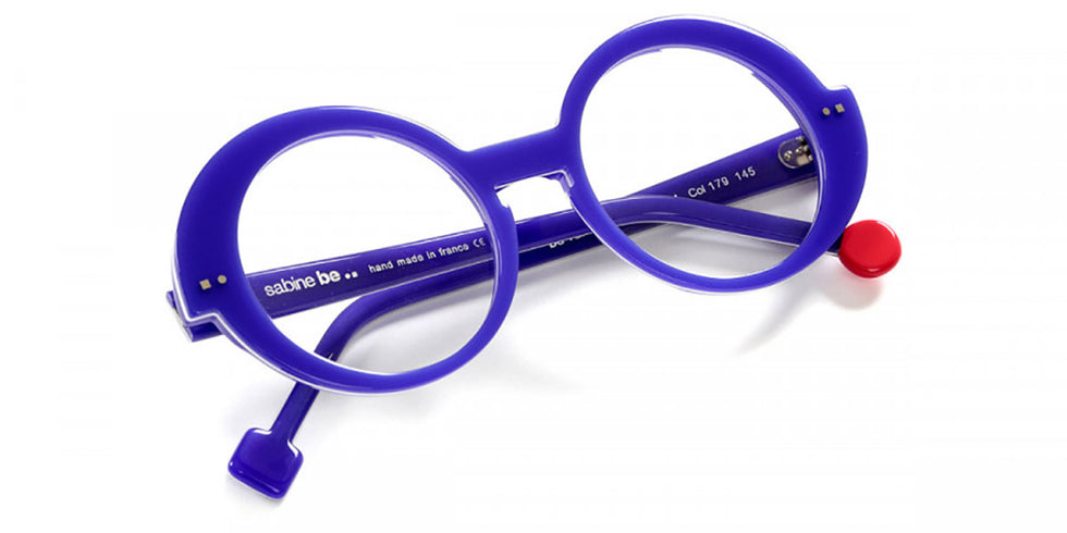 Sabine Be® Be Val De Loire - Shiny Translucent Purple / White / Shiny Translucent Purple Eyeglasses