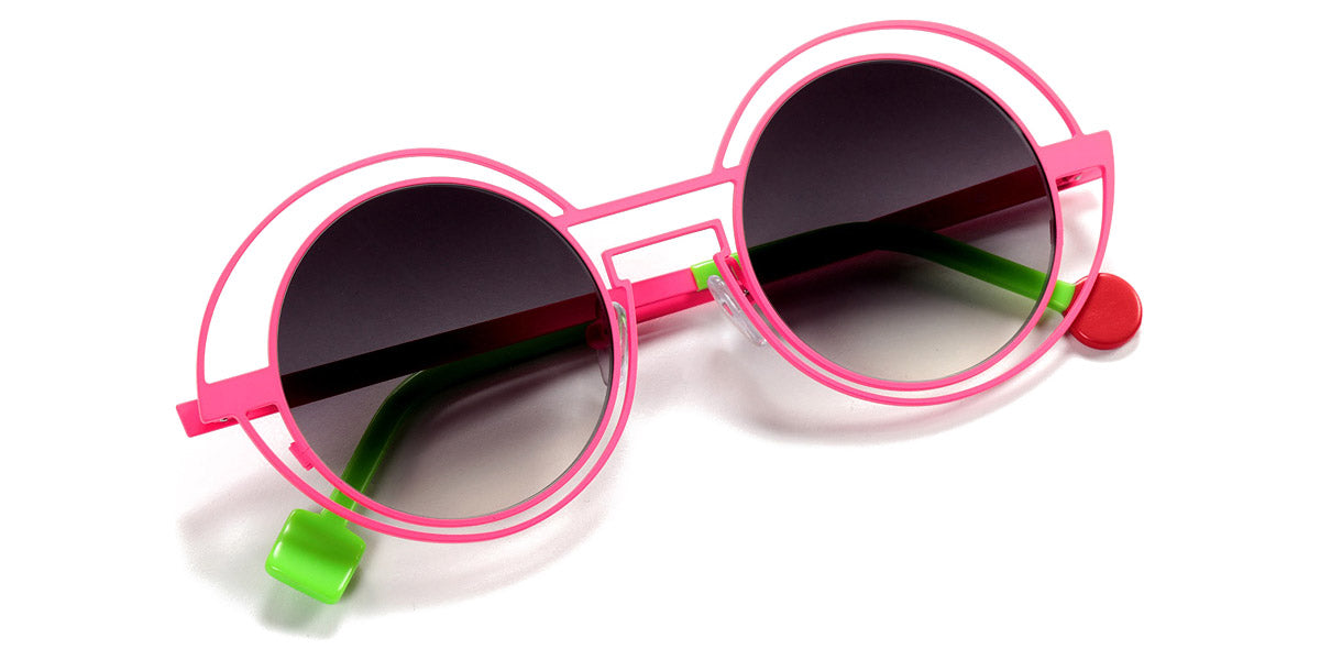 Sabine Be® Be Val De Loire Wire Sun SB Be Val De Loire Wire Sun 126 50 - Satin Neon Pink Sunglasses