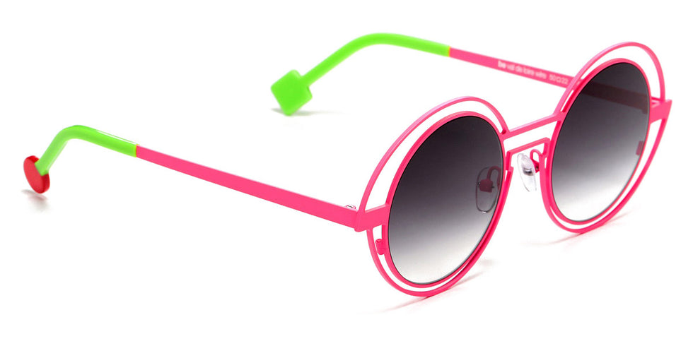Sabine Be® Be Val De Loire Wire Sun SB Be Val De Loire Wire Sun 126 50 - Satin Neon Pink Sunglasses