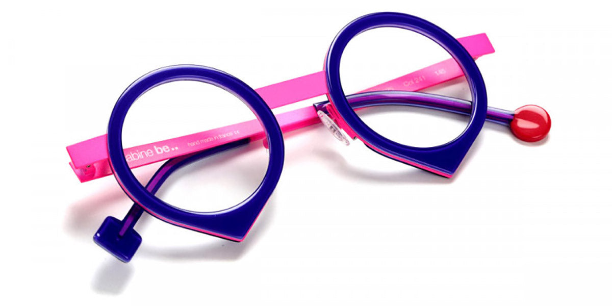 Sabine Be® Be Yang - Shiny Purple / Satin Neon Pink Eyeglasses