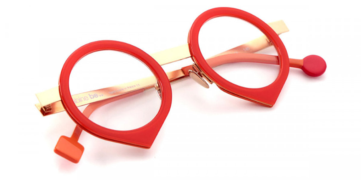 Sabine Be® Be Yang - Shiny Orange / Polished Rose Gold Eyeglasses