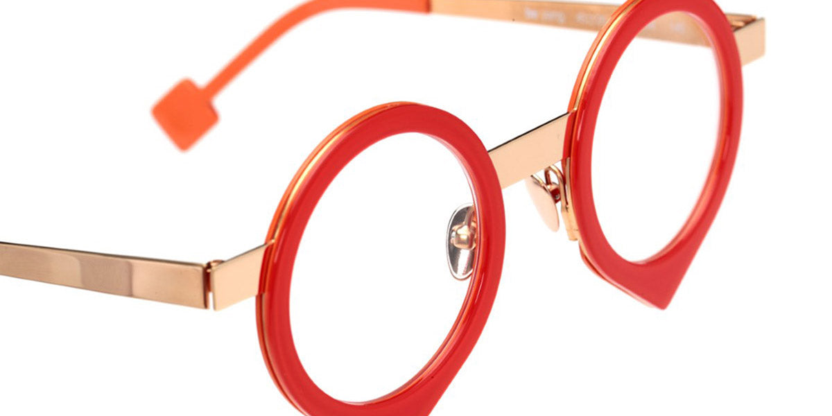 Sabine Be® Be Yang - Shiny Orange / Polished Rose Gold Eyeglasses
