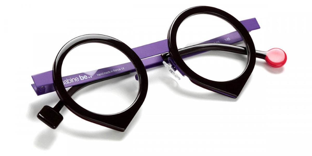 Sabine Be® Be Yang - Shiny Dark Choco / Satin Purple Eyeglasses