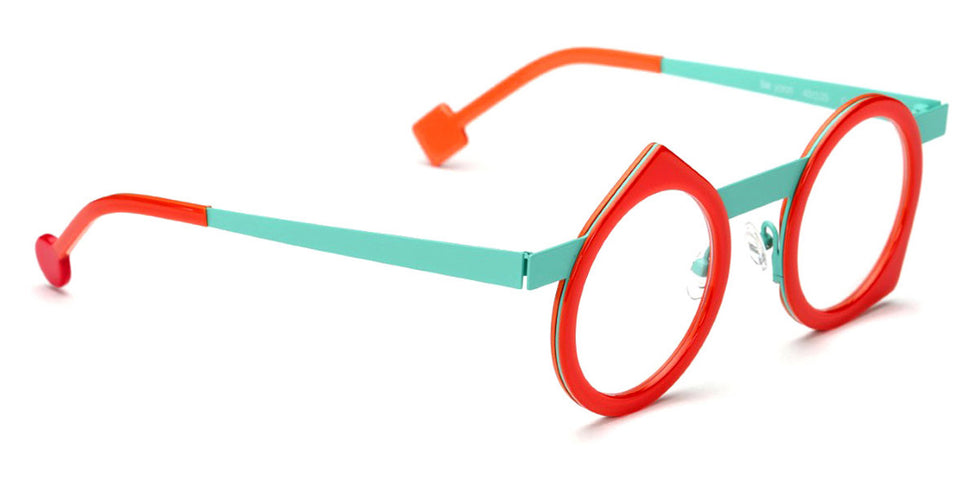 Sabine Be® Be Yoon - Shiny Orange / Satin Turquoise Eyeglasses