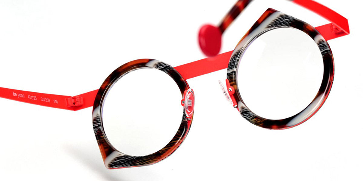 Sabine Be® Be Yoon - Shiny Vintage Tortoise / Satin Neon Orange Eyeglasses