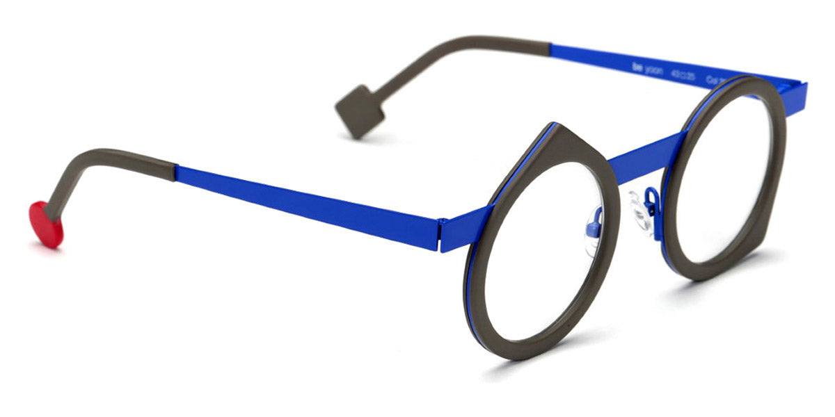 Sabine Be® Be Yoon - Matte Taupe / Satin Blue Klein Eyeglasses