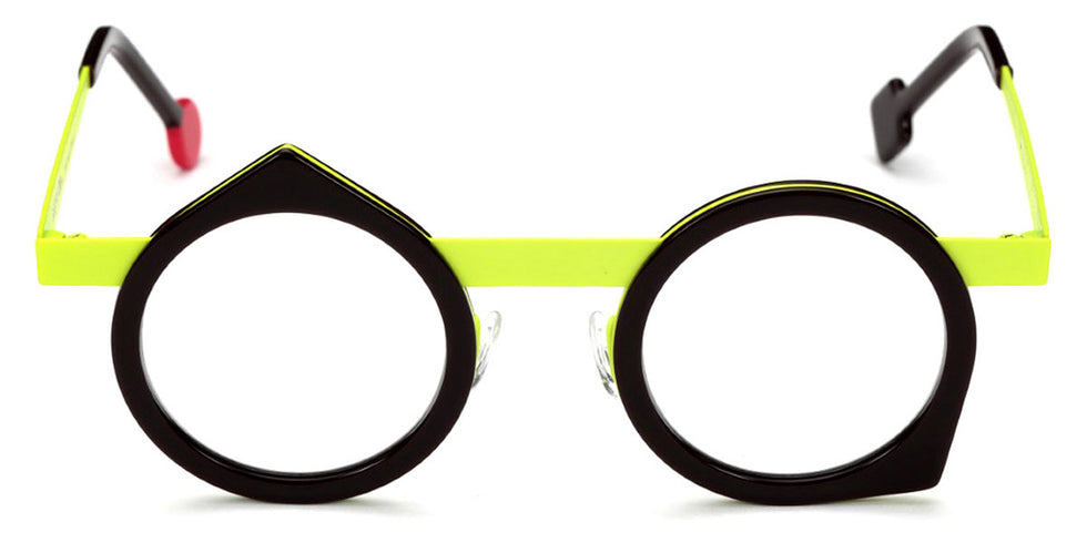 Sabine Be® Be Yoon - Shiny Dark Choco / Satin Neon Yellow Eyeglasses