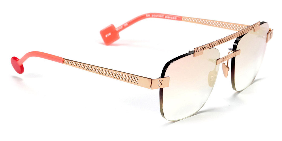 Sabine Be® Be Yourself Pierced Sun SB Be Yourself Pierced Sun 140 55 - Polished Rose Gold Sunglasses