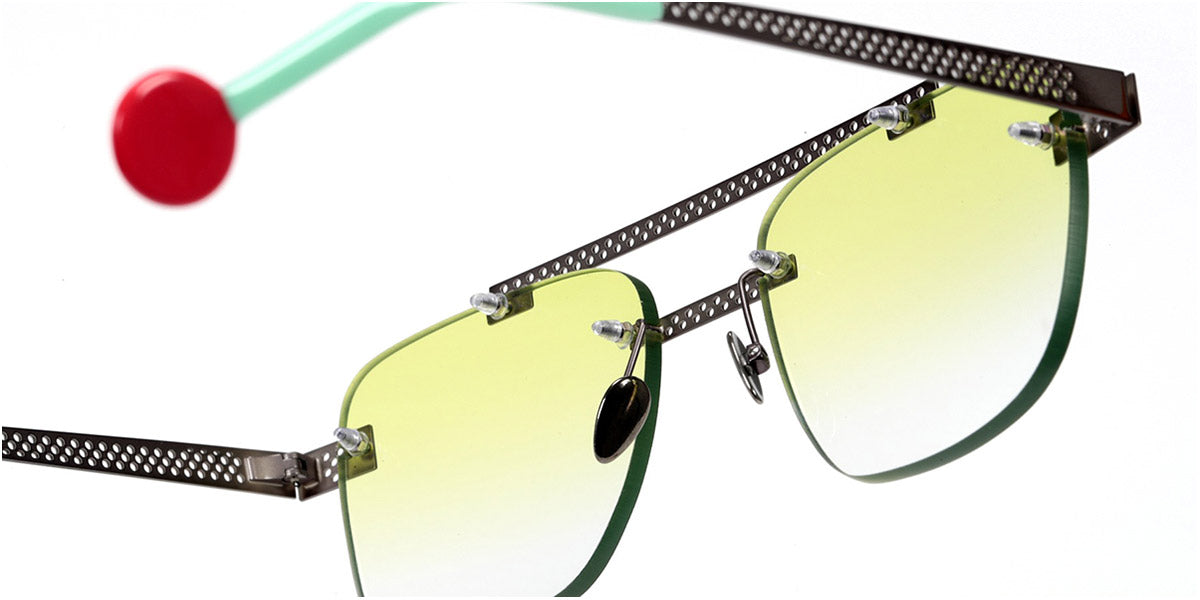 Sabine Be® Be Yourself Pierced Sun SB Be Yourself Pierced Sun 763 55 - Dark Ruthenium Polished Sunglasses