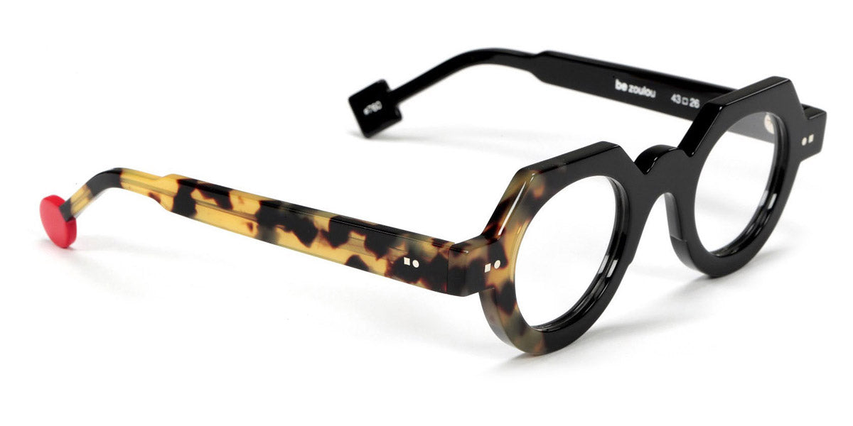 Sabine Be® Be Zoulou SB Be Zoulou 760 43 - Shiny Black / Shiny Tokyo Tortoise Eyeglasses