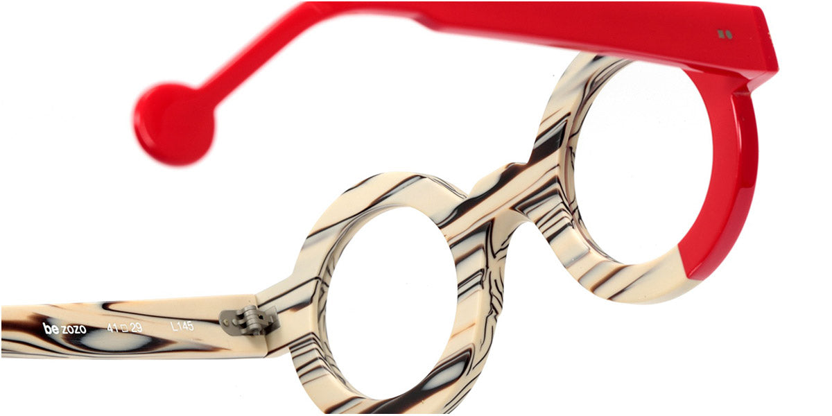 Sabine Be® Be Zozo SB Be Zozo 745 41 - Vanilla Choco Matte / Shiny Red Eyeglasses
