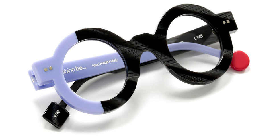Sabine Be® Be Zozo SB Be Zozo 748 41 - Shiny Tawny Gray - Shiny Lavender Eyeglasses