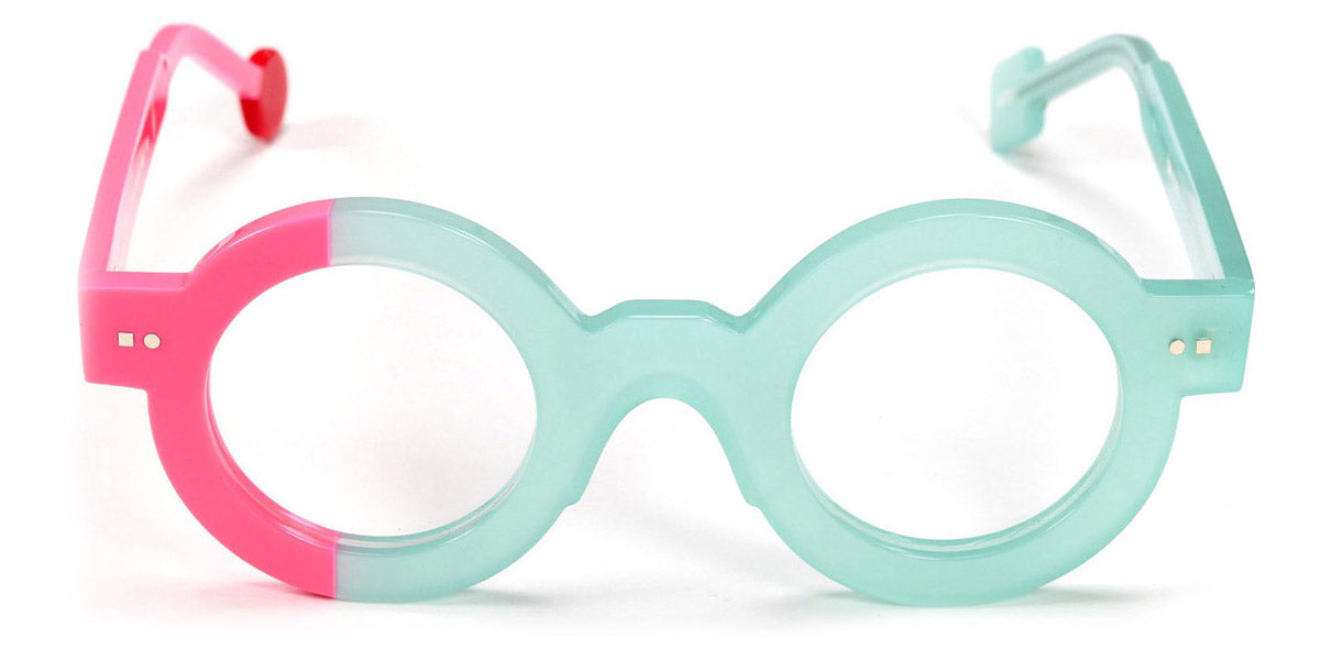 Sabine Be® Be Zozo SB Be Zozo 751 41 - Shiny Opal Turquoise / Shiny Neon Pink Eyeglasses