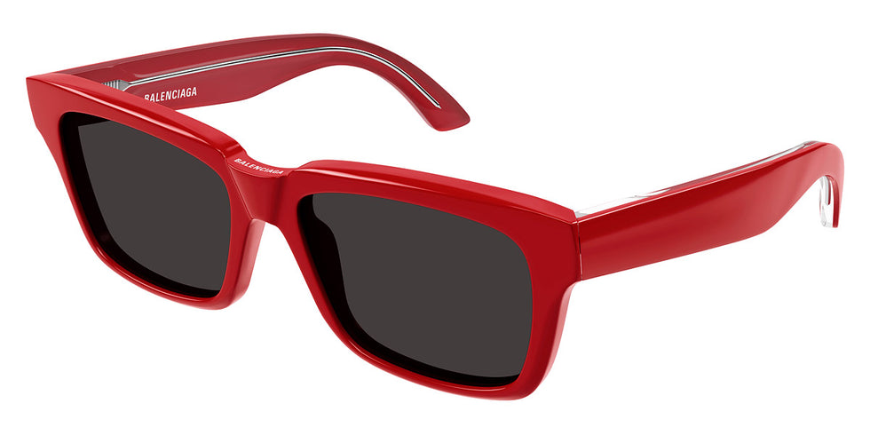 Balenciaga® BB0346S BL BB0346S 004 55 - Red / Gray Lenses