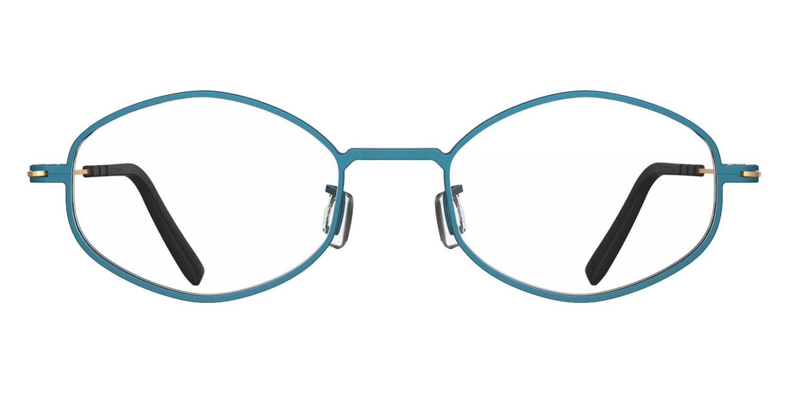Blackfin® ALTADENA Eyeglasses BLF ALTADENA OP 1980 51 - Ultramarine Green/Shiny Oxide Orange
