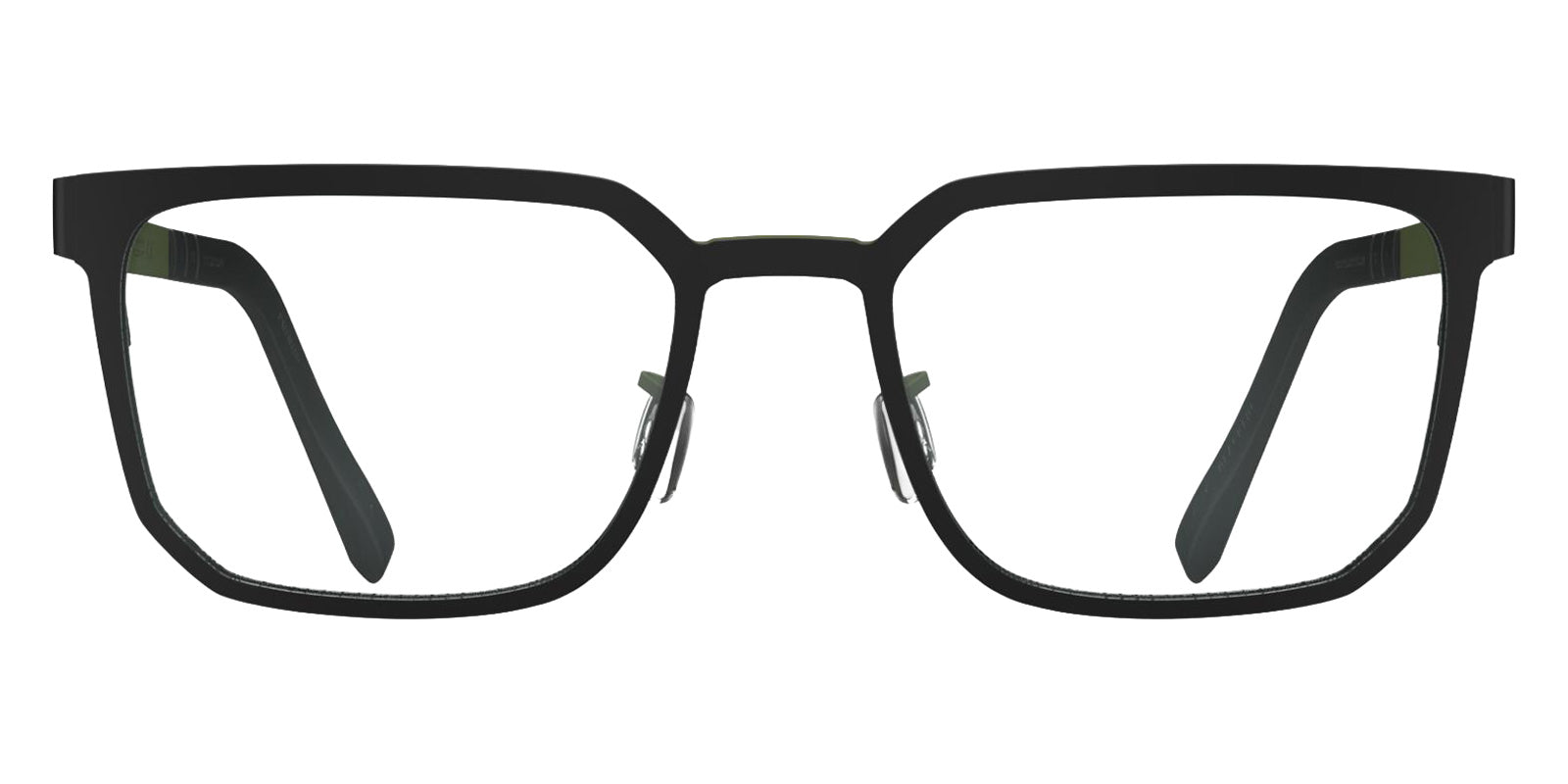 Blackfin® BARROW BLF BARROW BLACKFIN BLACK/OLIVE GREEN 1665 53 Eyeglasses - BLACKFIN BLACK/OLIVE GREEN 1665