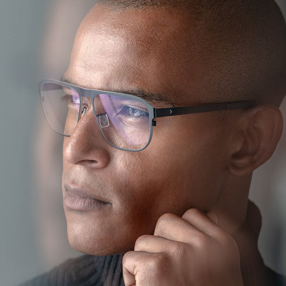 Blackfin® BAYSHORE Eyeglasses - SHADOW DARK BLUE/TROPICAL BLUE 1886