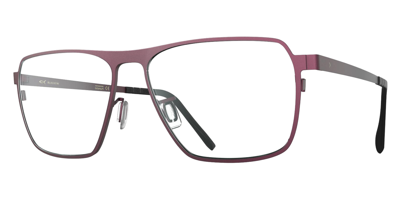 Blackfin® BERGEN BLF BERGEN DAMASCUS BURGUNDY/BLACKFIN BLACK 1922 57 Eyeglasses - DAMASCUS BURGUNDY/BLACKFIN BLACK 1922