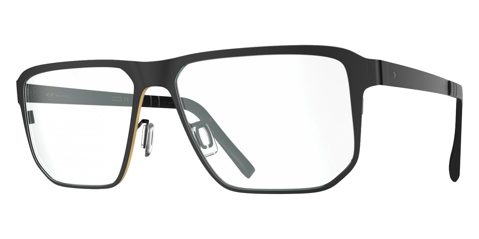 Blackfin® BISCAYNE Eyeglasses BLF BISCAYNE OP 1958 57 - Blackfin Black/Honey Ginger