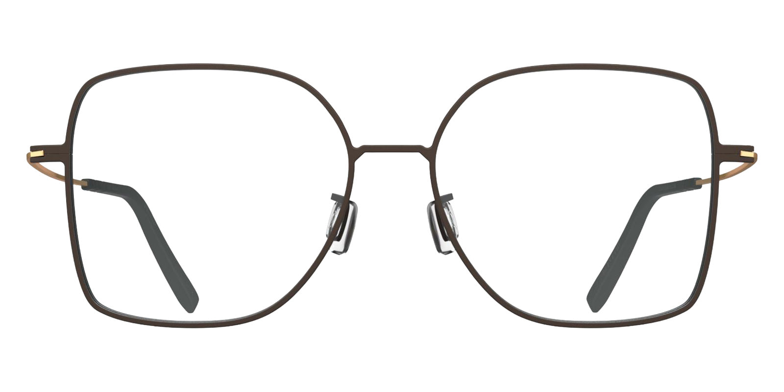 Blackfin® CAMBRIA BLF CAMBRIA NUT DARK BROWN/SHINY OXIDE ORANGE 1891 55 Eyeglasses - NUT DARK BROWN/SHINY OXIDE ORANGE 1891