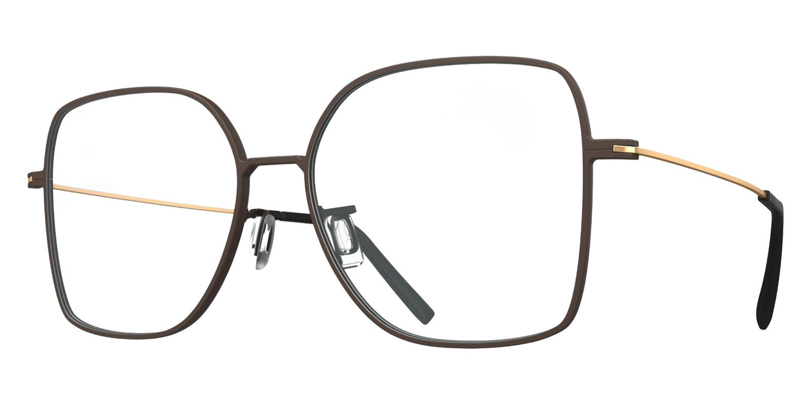 Blackfin® CAMBRIA BLF CAMBRIA NUT DARK BROWN/SHINY OXIDE ORANGE 1891 55 Eyeglasses - NUT DARK BROWN/SHINY OXIDE ORANGE 1891