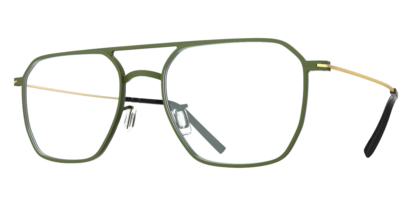 Blackfin® DAVENPORT BLF DAVENPORT ARMY DARK GREEN/OXIDE KHAKI 1853 56 Eyeglasses - ARMY DARK GREEN/OXIDE KHAKI 1853